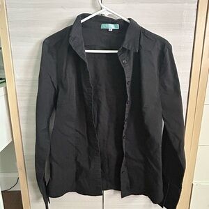 Black Button-Up Shirt